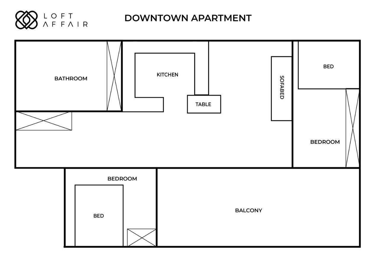 קרקוב Downtown Apartment - Loftaffair מראה חיצוני תמונה